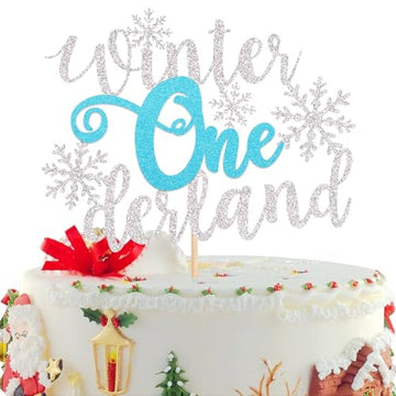Winter Onederland Cake Topper