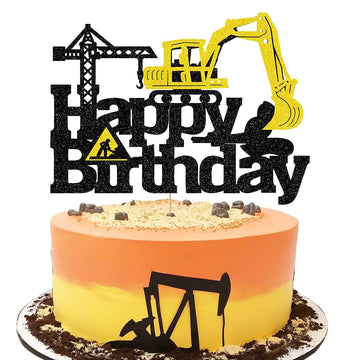Construction Cake Topper