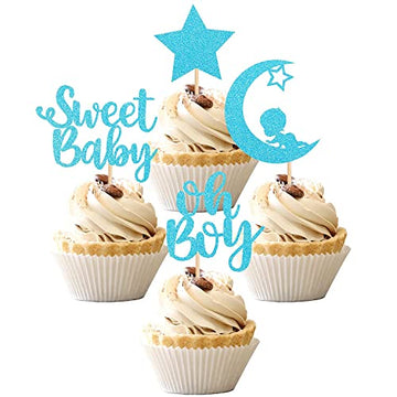 Baby Shower Boy Cupcake Toppers