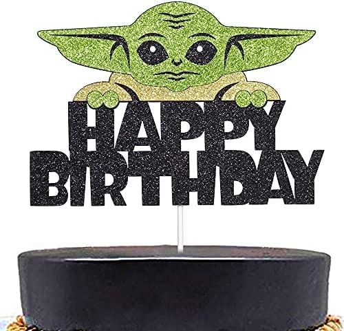 Space Wars Alien Yoda Cake topper