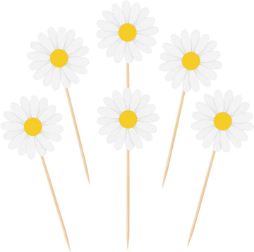 Daisy Layered Cupcake Toppers