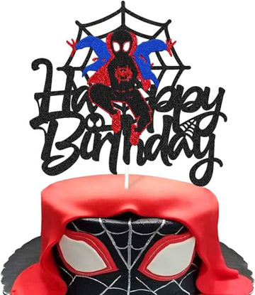 Miles Spider Superhero cake topper