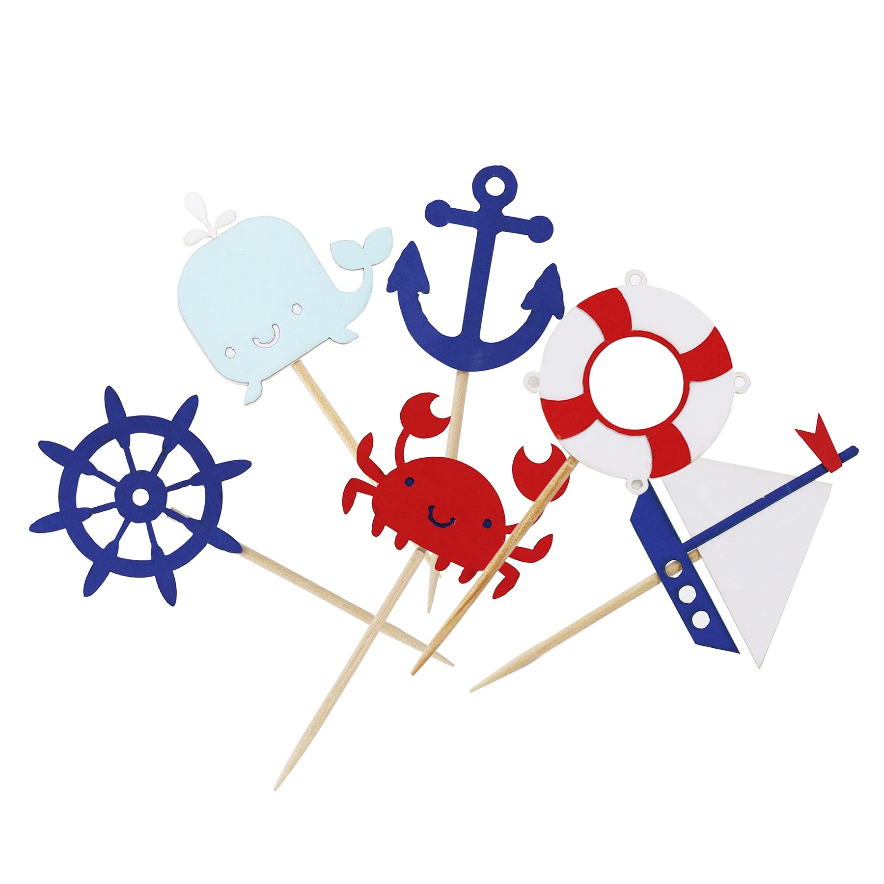 Nautical Cupcake Toppers