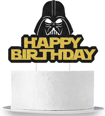 Space Wars alien Darth Vader Cake Topper