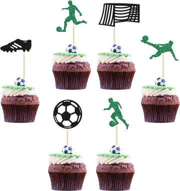 Football Cupcake Toppers