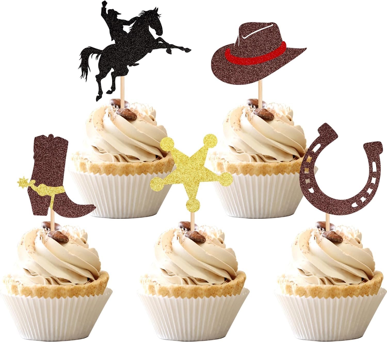 Cowboy Cupcake Toppers