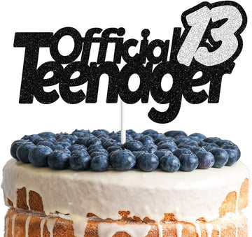 Official 13 Teenager Layered Cake Topper