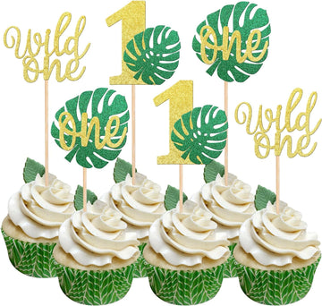 Wild One Cupcake toppers