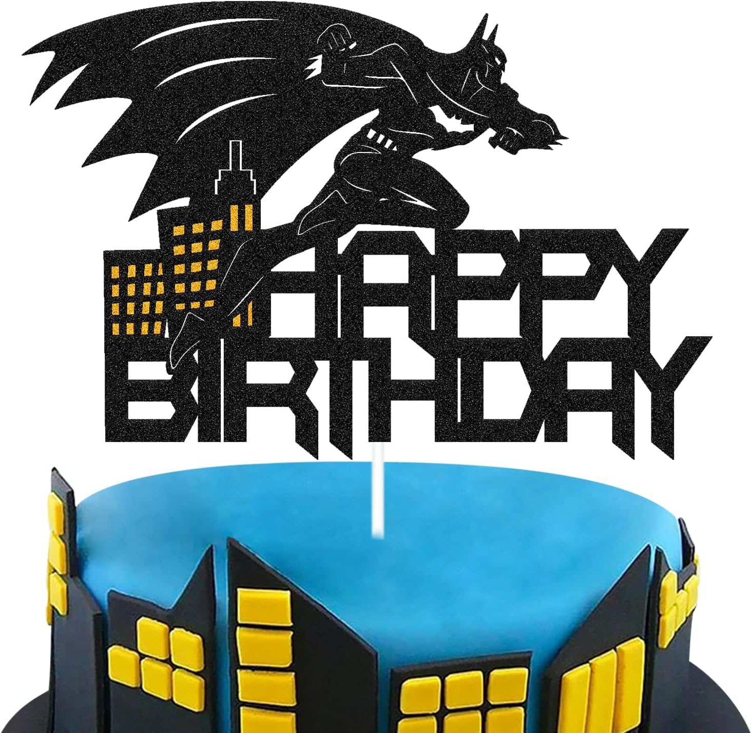 Bat Superhero Cake Topper