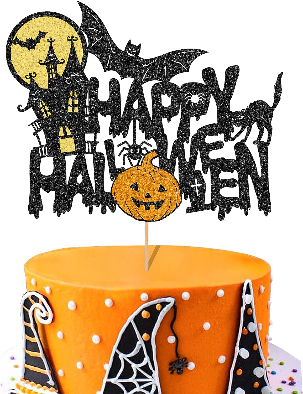 Happy Halloween Cake Topper