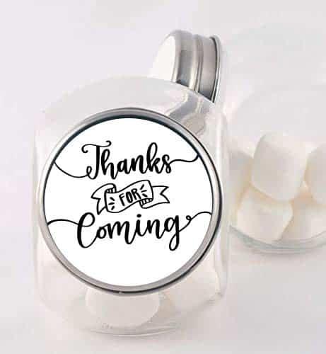 Thank You Stickers | Thanks for Coming Stickers | 1.6" - 48 Round Thank You Labels | Wedding Thank You Stickers | Baby Shower Thank You for Coming Stickers | Thanks for Celebrating with us