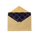 All Occasion Greeting Cards Box Set, 4 x 6 inch, Assorted Blank Note Cards & Envelopes, 6 Elegant Gold Foil Geometric Designs, Blank Inside