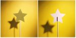 Gold Star Cake Cupcake Decorations Toppers Picks Supplies, Appetizer Picks