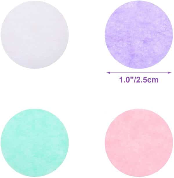 inch round tissue paper table confetti unicorn / mermaid party decoration, 10-15grms- Multi color