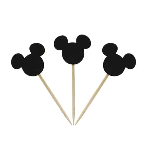 Minnie Mouse Inspired Cupcake Toppers Baby Shower Girl Birthday Party Supply