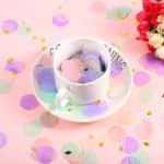 inch round tissue paper table confetti unicorn / mermaid party decoration, 10-15grms- Multi color