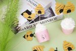Glitter Bumble Bee Cupcake Toppers Bee Cupcake Toppers for Baby Shower Birthday Honey bee Party Decor