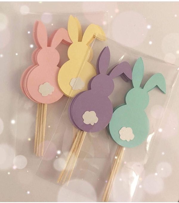 Easter Bunny Cupcake Topper | Bunny Turning One Toppers | Bunny Turning One Decor | Easter Decor | Easter Parties | Bunny Birthday Party