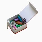Luxury Gift Box 5x5x2.5 Inches Storage Box Magnetic Closure for Luxury Packaging Box for Mother's Day, Birthdays, Bridal Gifts,Weddings (Floral)