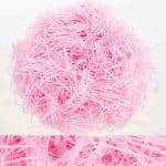 Basket Grass Craft Shredded Tissue Raffia Gift Filler Paper Shreds for DIY Gift Packaging Easter Basket Filling Egg Stuffer Party Supplies Accessories Decoration (BabyPink) 50g
