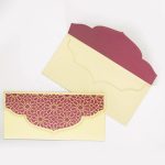 Eid Mubarak Ramadan Money Envelopes for Gifting - Happy Eid Laser Cut Envelopes (Cream)