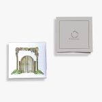 Luxury Gift Box 5x5x2.5 Inches Storage Box Magnetic Closure for Luxury Packaging Box for Mother's Day, Birthdays, Bridal Gifts,Weddings (Floral)
