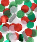 Christmas Holiday Confetti Silver Glitter Accents - Specially Crafted for Christmas, Thanksgiving, Weddings, New Years, Birthdays, Arts & Crafts, Packaging